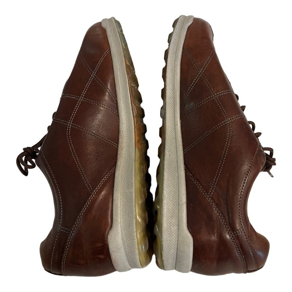 FootJoy Versaluxe Spikeless Golf Shoes Brown Leather Mens 11 XW - Picture 2 of 11